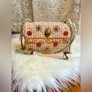 NWT Kurt Geiger The Kensington Tweed Crossbody Bag/ shoulder bag